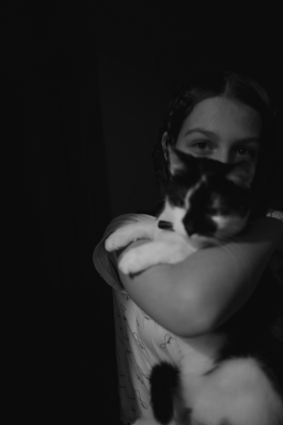 363 :: Girl with cat